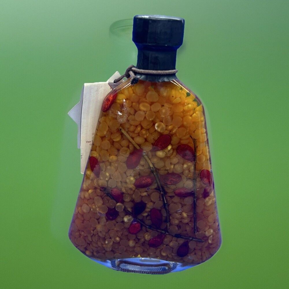 Decorative Oil & Vinegar Infused Watermelon Seeds & Rosemary Stem